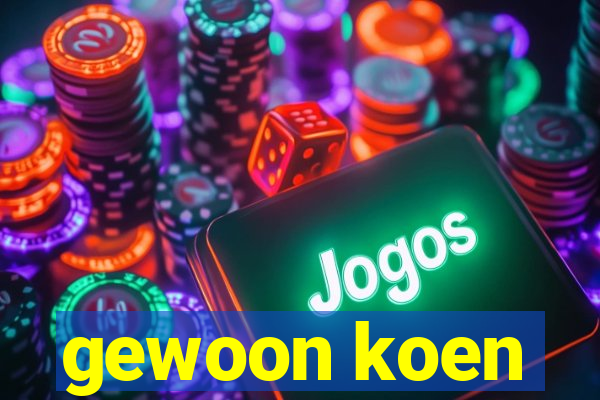 gewoon koen