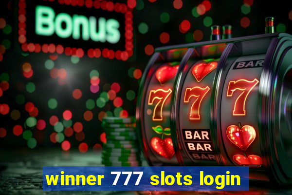 winner 777 slots login