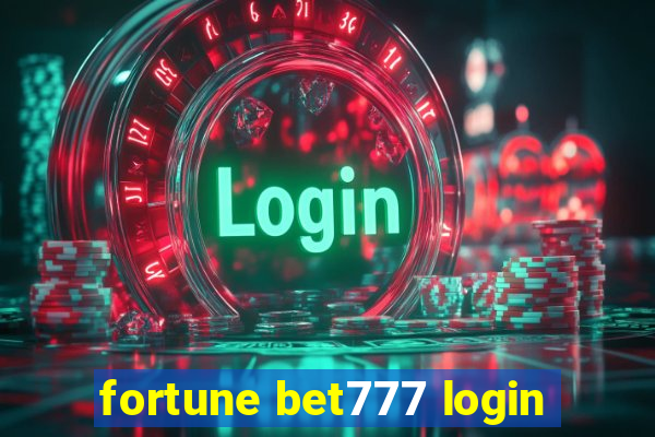 fortune bet777 login