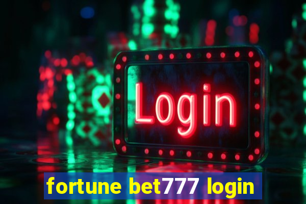 fortune bet777 login