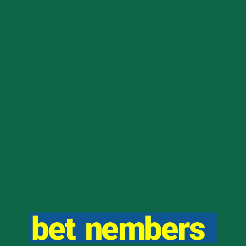 bet nembers