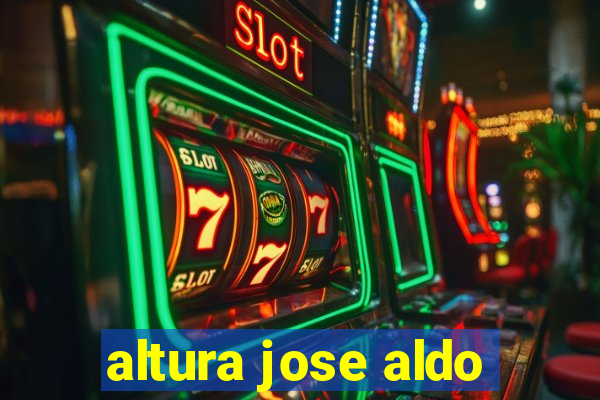 altura jose aldo