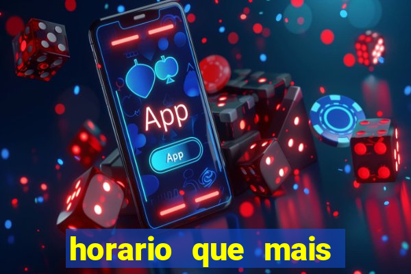 horario que mais paga fortune tiger