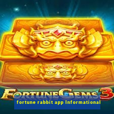 fortune rabbit app Informational