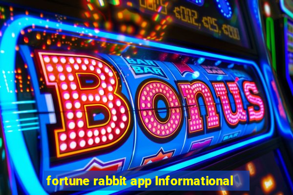 fortune rabbit app Informational