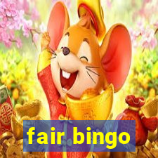 fair bingo