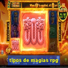 tipos de magias rpg