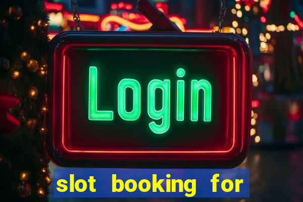 slot booking for driving licence