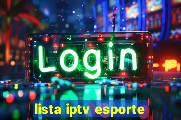 lista iptv esporte