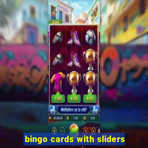 bingo cards with sliders