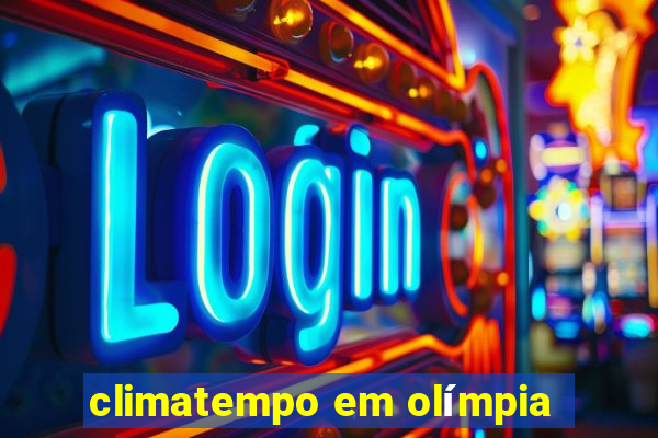 climatempo em olímpia