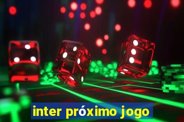 inter próximo jogo