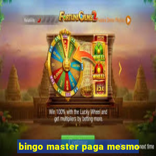 bingo master paga mesmo