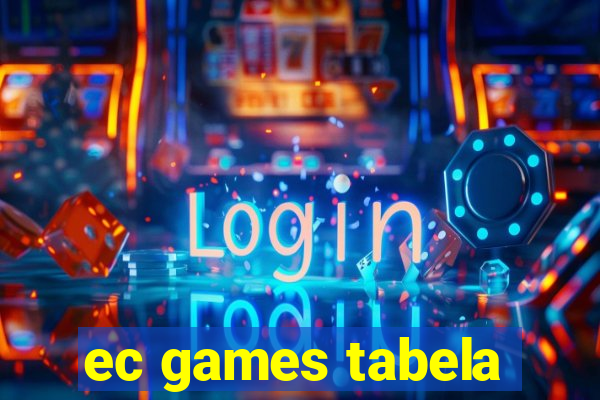 ec games tabela