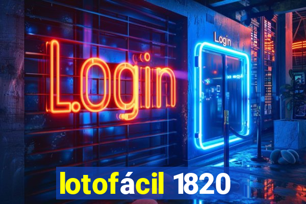 lotofácil 1820