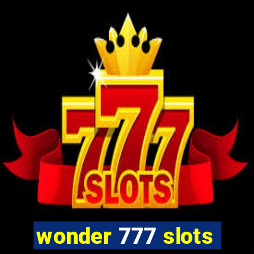 wonder 777 slots