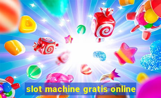 slot machine gratis online