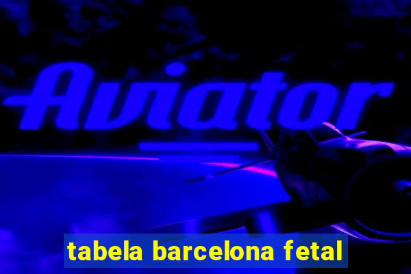 tabela barcelona fetal