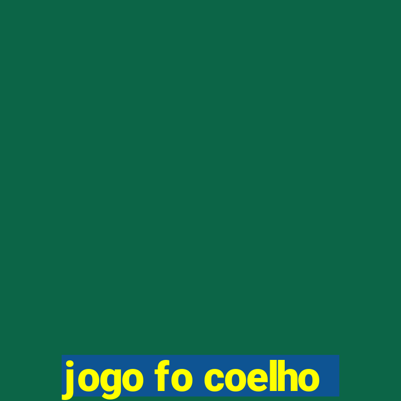 jogo fo coelho