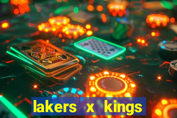 lakers x kings onde assistir