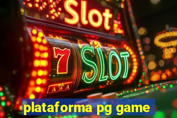 plataforma pg game