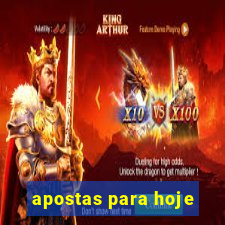 apostas para hoje