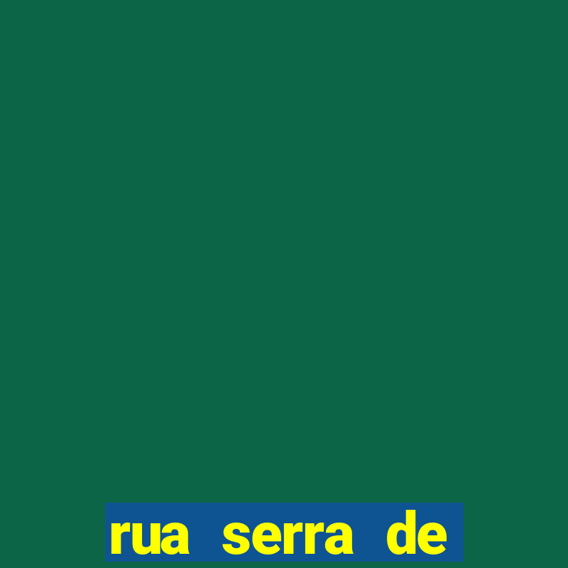 rua serra de bragan莽a 1130