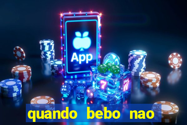 quando bebo nao consigo dormir