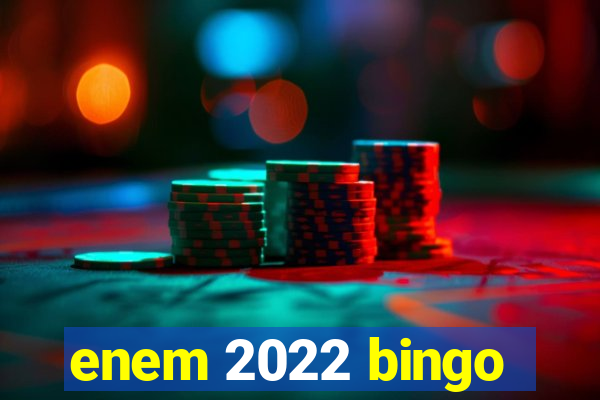 enem 2022 bingo