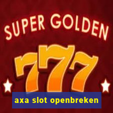 axa slot openbreken