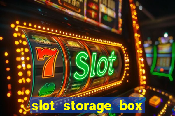 slot storage box for car