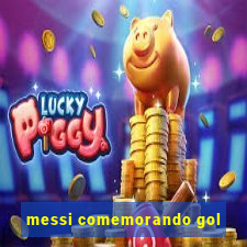 messi comemorando gol