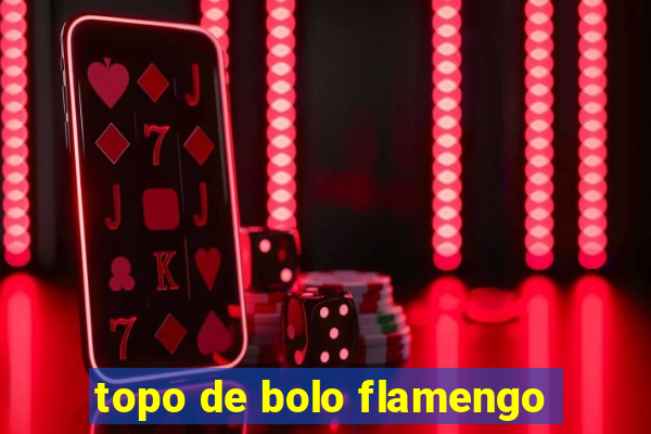 topo de bolo flamengo