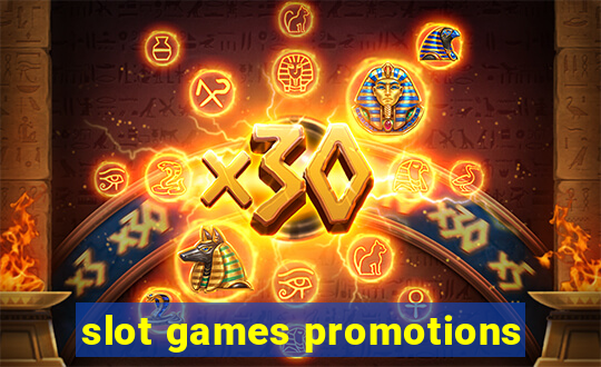 slot games promotions