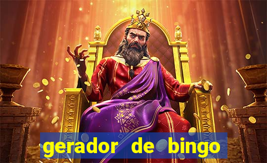 gerador de bingo cha de bebe