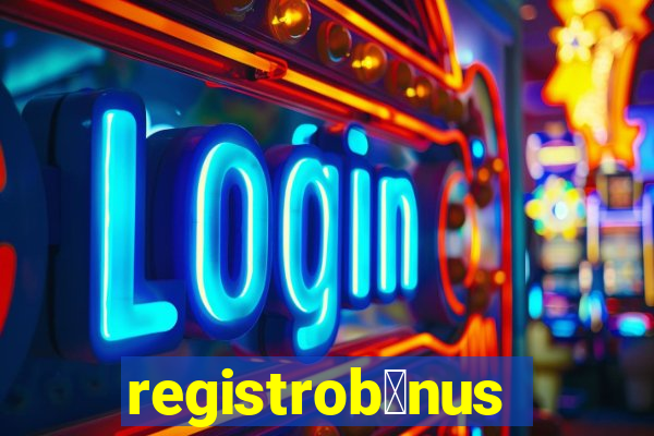 registrob么nus