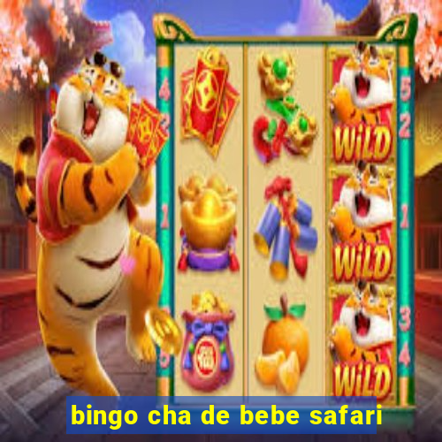 bingo cha de bebe safari