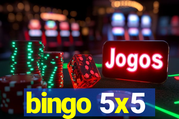 bingo 5x5