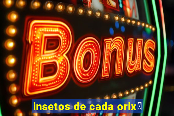 insetos de cada orix谩