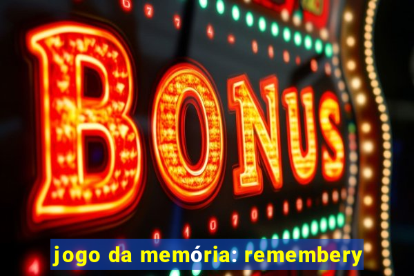 jogo da memória: remembery