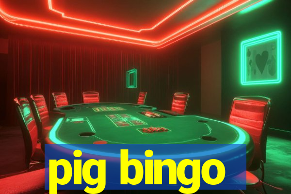 pig bingo