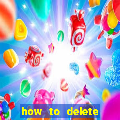 how to delete account in bingo plus