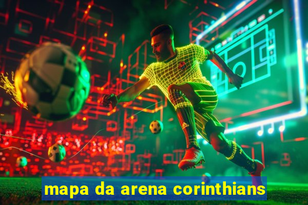 mapa da arena corinthians