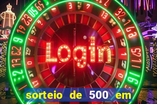 sorteio de 500 em cash toda segunda feira novibet