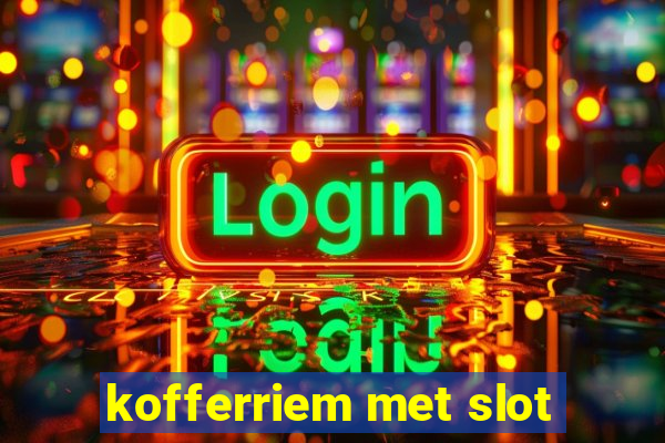 kofferriem met slot