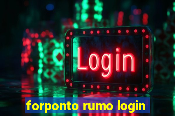 forponto rumo login