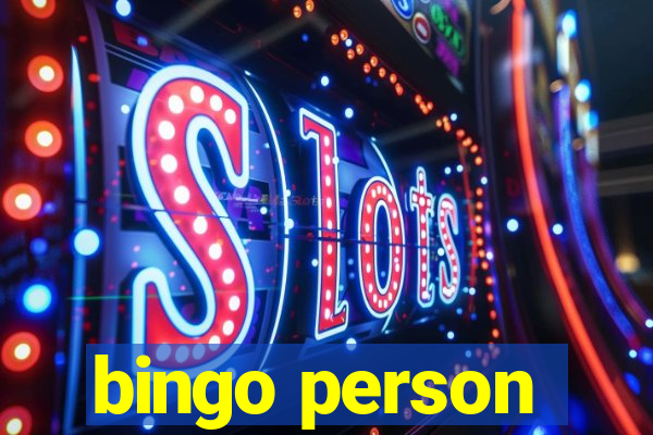 bingo person