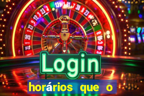 horários que o fortune rabbit paga