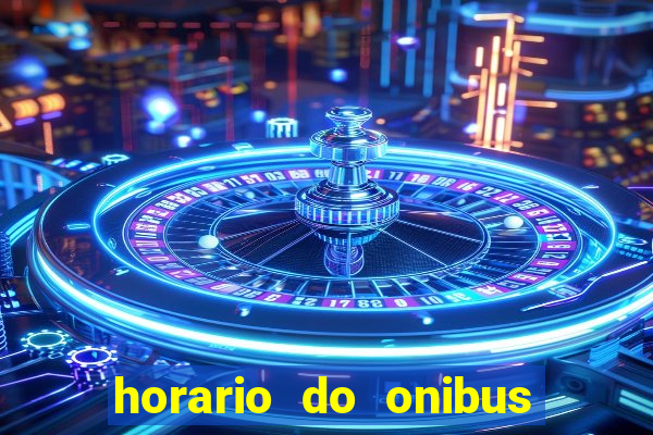 horario do onibus vila nova