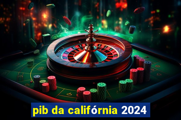 pib da califórnia 2024